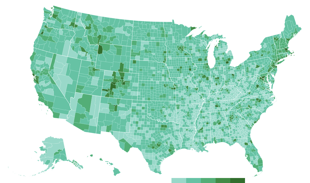 Choropleth map