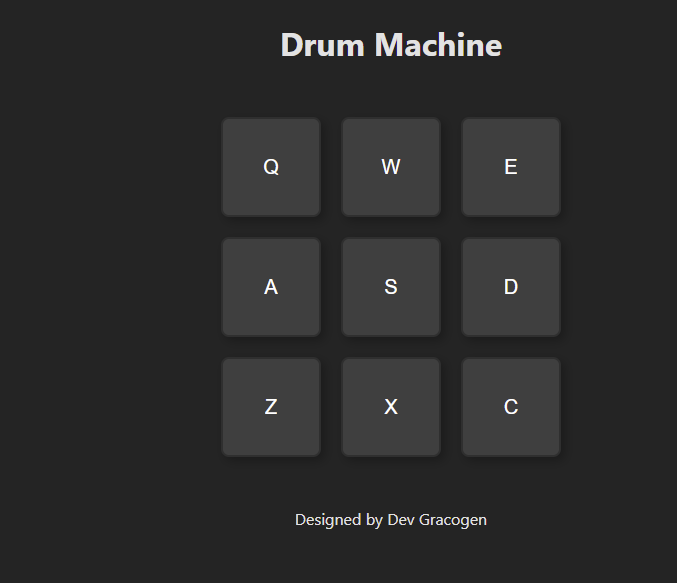 Playful drum machine